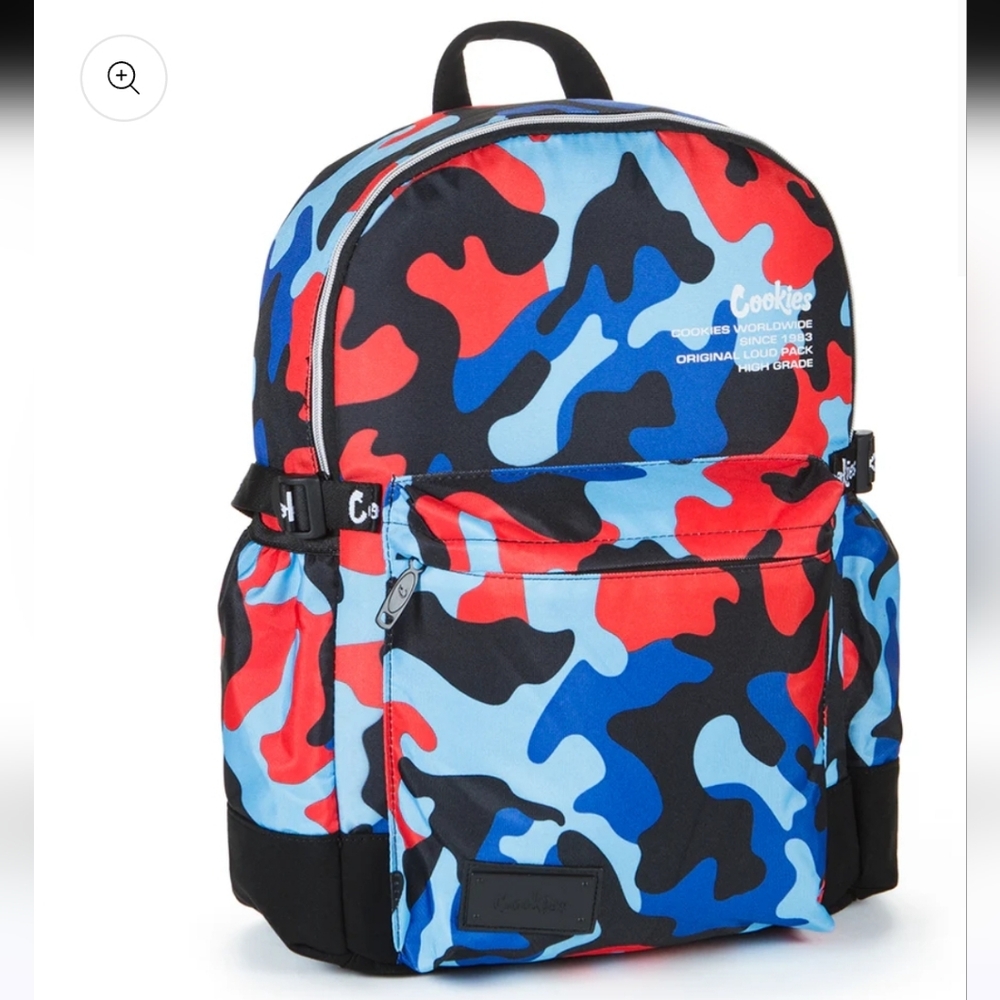 Cookies Off The Grid Blue Camo Smell Proof Backpack. NWT.